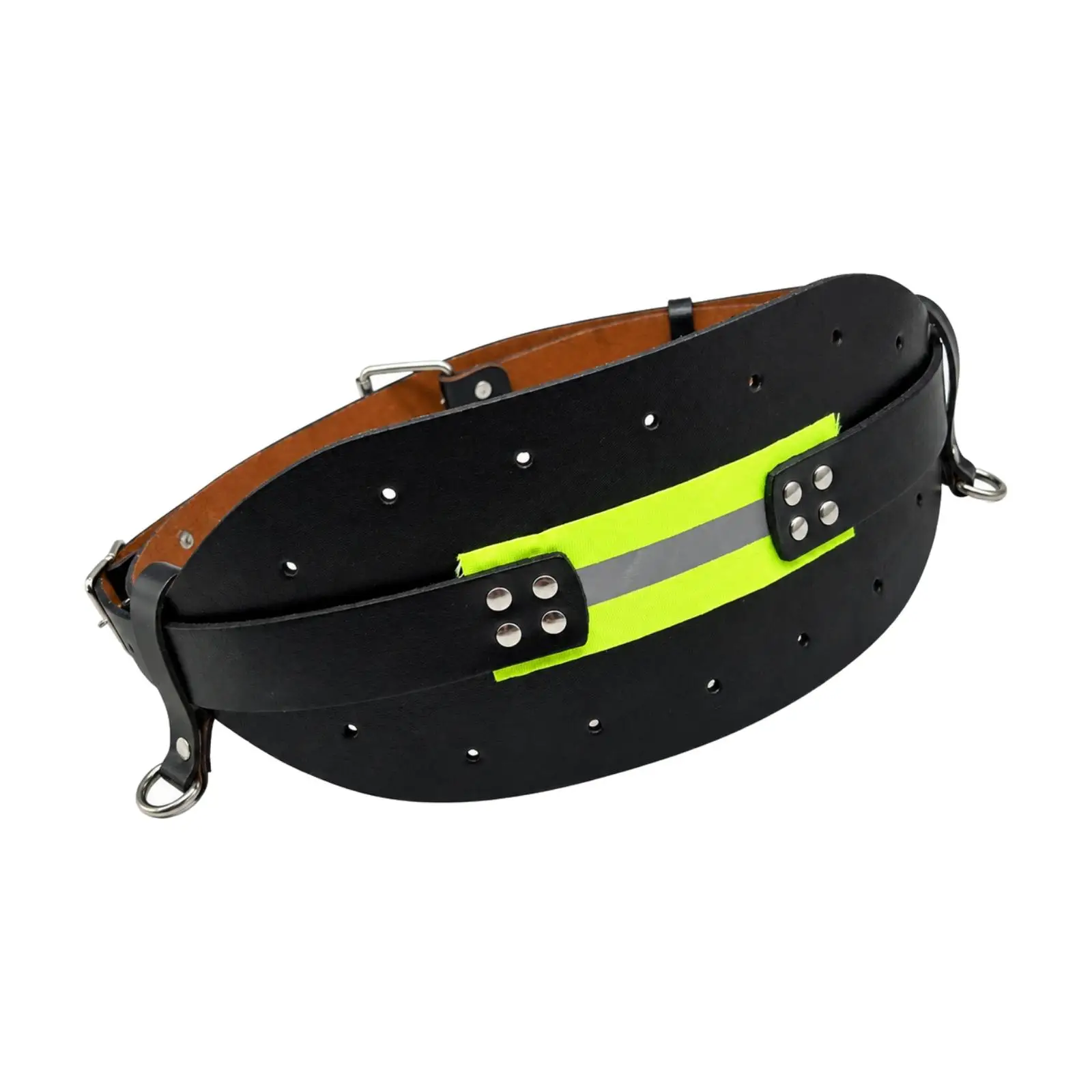 Industrial Support Belt with Reflective Strip Reinforced Contoured Work Belt