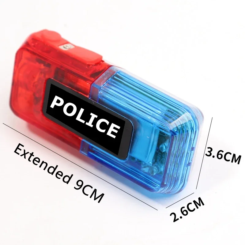 Rechargeable Light LED 5 Colors Plastic Metal Clip  Novety  Flashing Warning  Safety Shoulder Police  Gravity Sensor Night Light