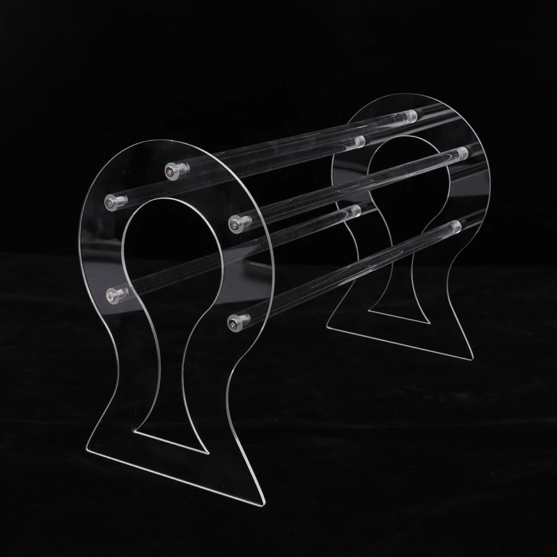 Y Transparent Acrylic Hollow Hair Hoop Storage Rack Household Storage Equipment Box