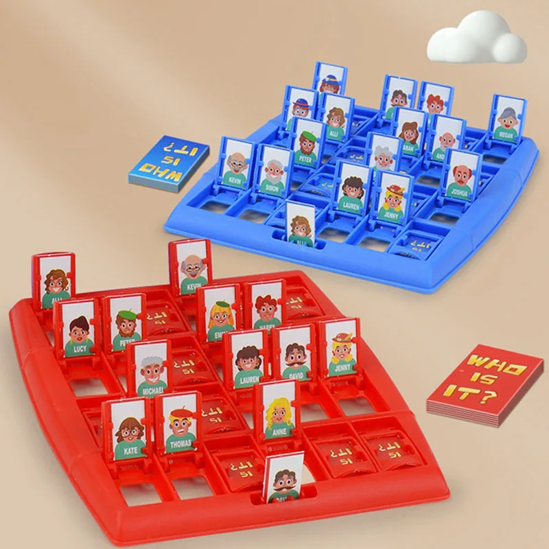 Guess Who I Am Two-player Battle Board Game Parent-child Interactive Logical Reasoning Children's Educational Toys Party Toys