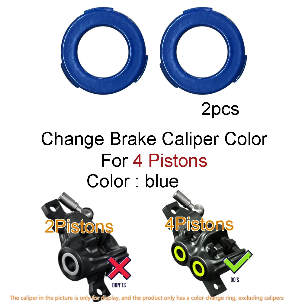 MT2 MT4 MT5 MT6 MT7 MT8 Change Brake Color Ring Kit Caliper 4 Pistons 2 Pistons Brake Calipers