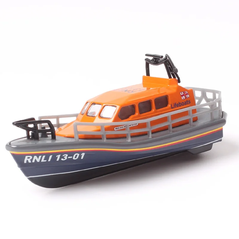 1/87 Ho Scale Rnli 13-01 Lifeboat Model Realistic SAR Boat Model Miniature Collection Ho Scene Decorations Sand Table Landscape