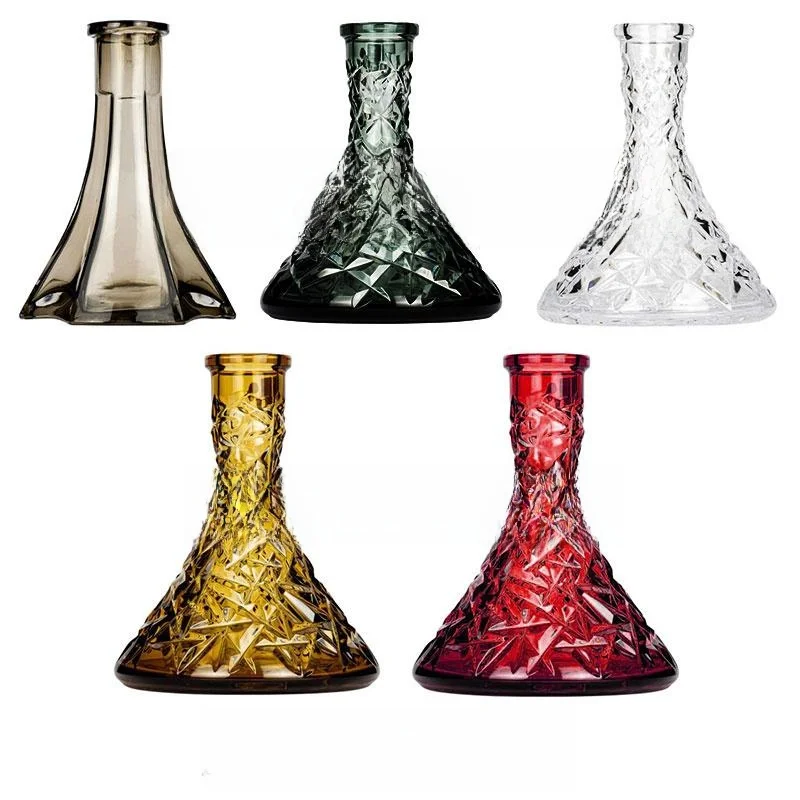 Arabian Hookah Glass Bottle Accessories Universal Water Pipe Tool Full Set Pipe Smoking Utensils Glass Water Bottle Insert