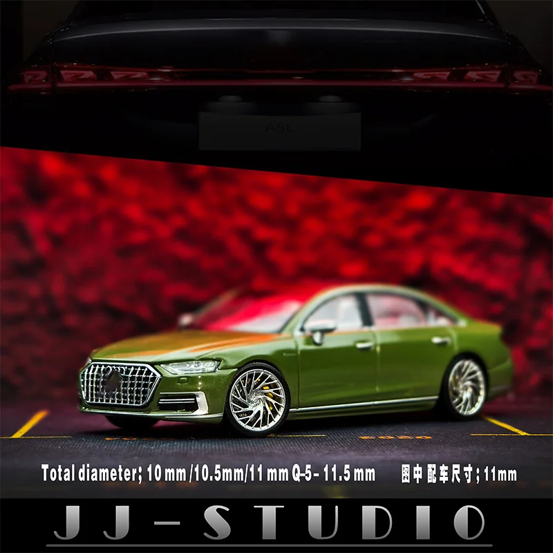 1: 64 Car Model Modified Wheel Hub - Plug-in/static Dual-use Multi Spoke Series with Calipers