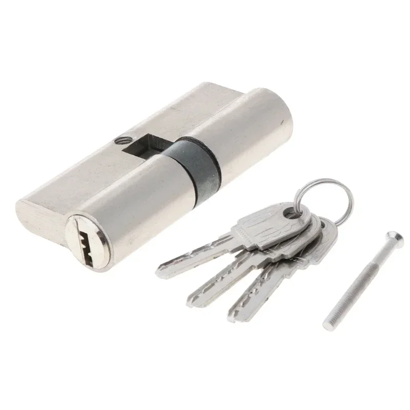Anti-Theft Door Lock Cylinder with Keys Interior Security Door Lock Rust-Proof
