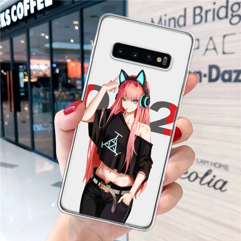 เคสโทรศัพท์นิ่มรุ่น Zero Two Darling in the franx02สำหรับ Samsung Galaxy S24 S23 S22 S21อัลตร้า S20 FE S10บวก S10E S9 S8 + fundas C