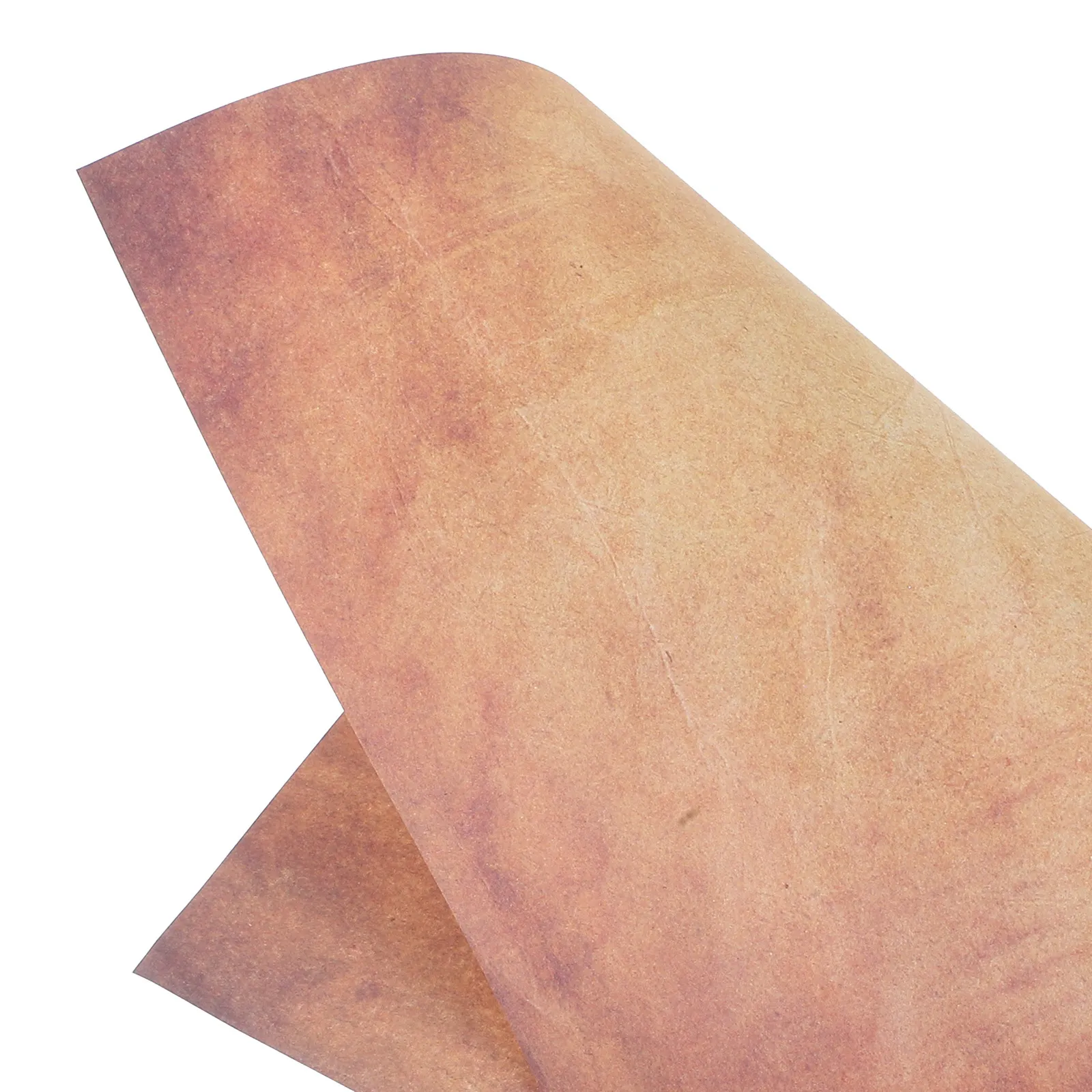50Pcs Letter Size Vintage Paper Aged Texture Double Sided Smooth Thick Parchment Style for Diplomas Certificates Poetry