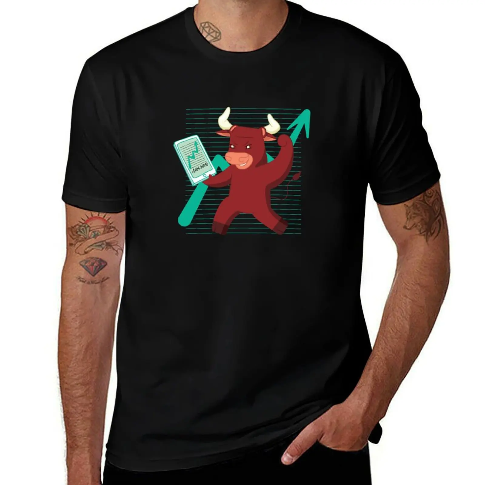 Stock exchange | Shares | Bull | bull T-Shirt t shirts with prints T-Shirt