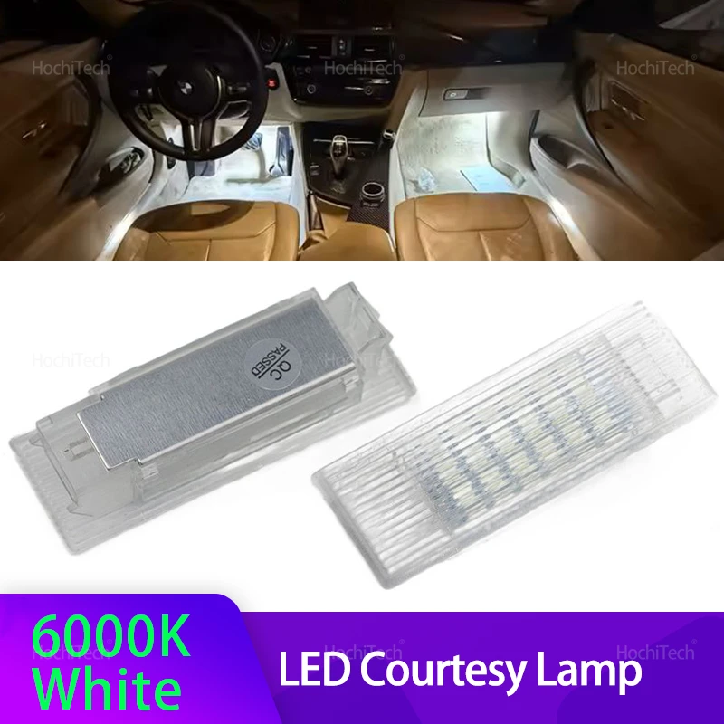 For BMW F20 F21 F30 F31 F34 F32 F10 F11 F07 F15 E84 F26 F01 F02 I3 I01 LED Courtesy Light Footwell Door Luggage Trunk Lamp
