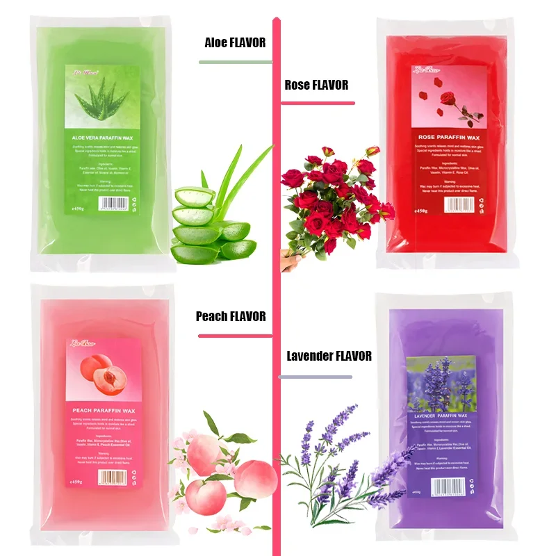 2026 450g/200g Paraffin Wax Bath Nourishing Hand Mask Restores Gloss Soft Smooth Skin Care