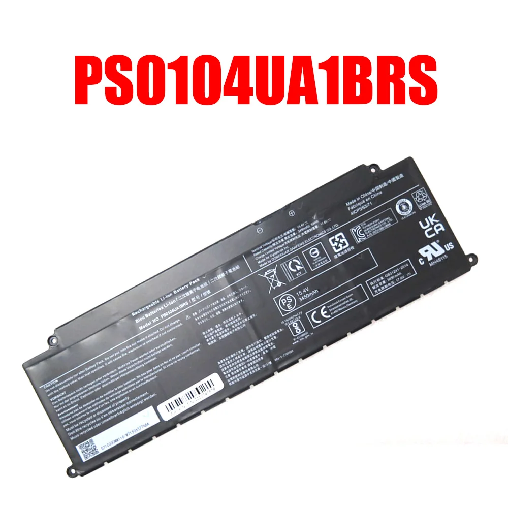 Laptop Battery PS0104UA1BRS Compatible P000850040 G71C000NB110 DGP.S30.467866-0100 15.4V 3450MAH 53MAH 17PIN