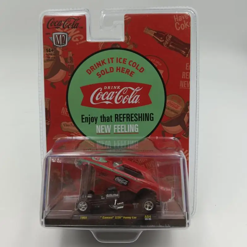 M2 machines 1/64 1969  Z/28 Funny Car Die-cast alloy car model collection display child gift