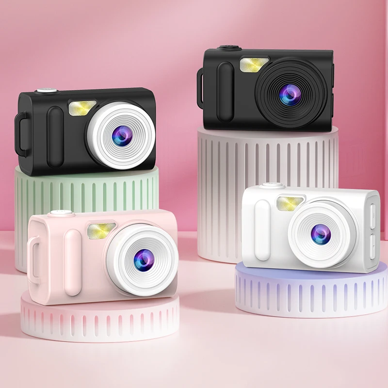 Mini Digital Camera 48MP HD Photo 1080P Video Pocket Vlog Camera Portable Compact Camera For Students Daily Travel Shooting