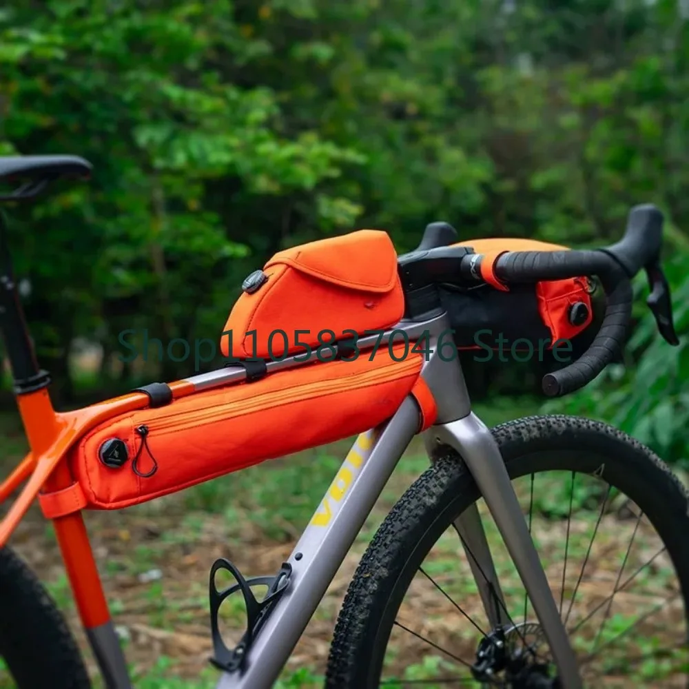 Road bike travel bag, mountain bike front carriage frame, pipe bag, waterproof bag