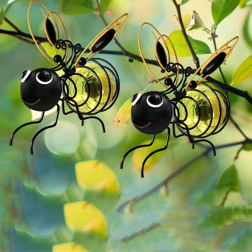 

LED Hanging Flying Animals Lamp Solar Powered Painted Iron Art Crafts Light IP44 Waterproof Yard Balcony Porch Garden Decoration