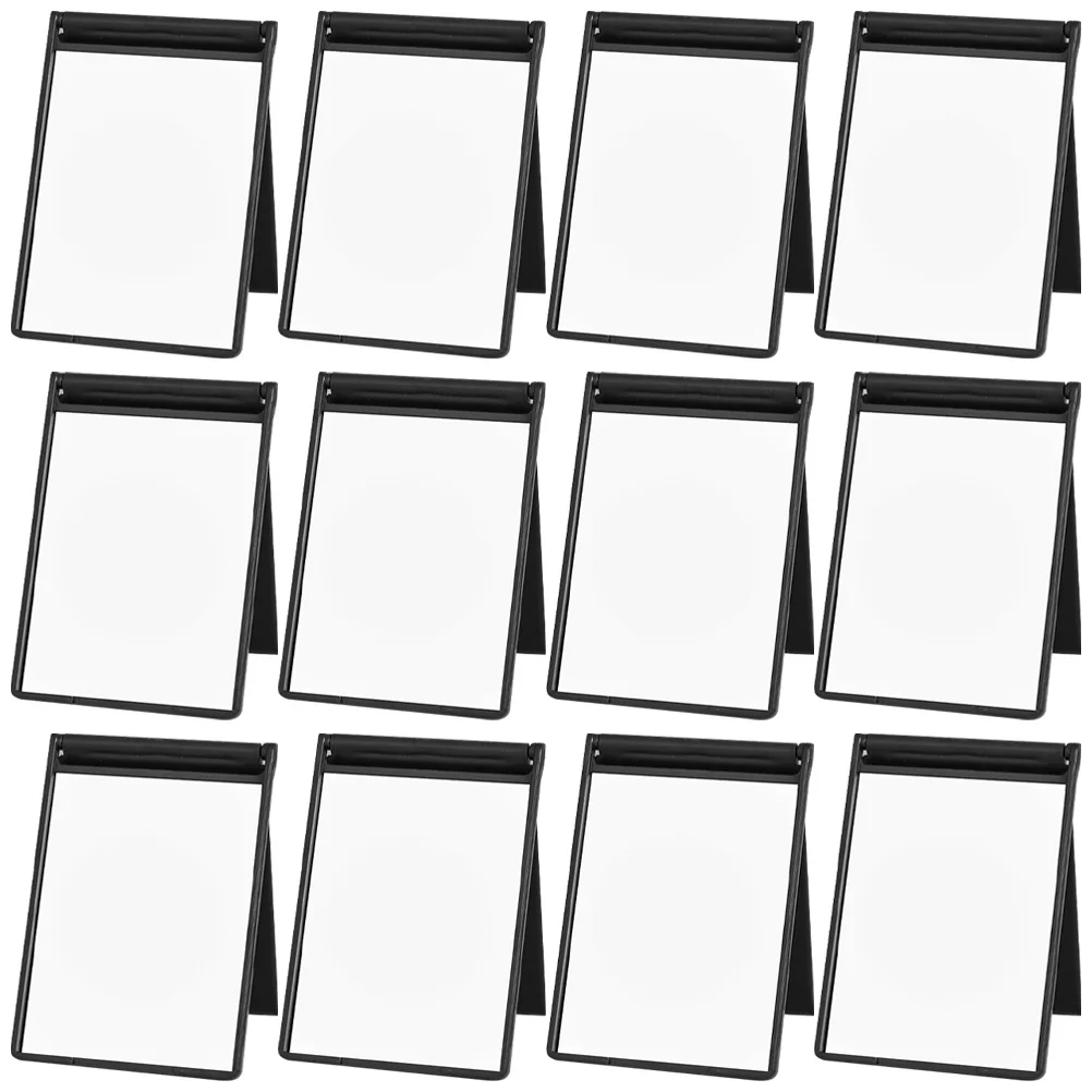 12個のコンパクトメイクアップミラー、折りたたみ式小型ミラー、高精細表面、トラベルサイズ、軽量、持ち運びが簡単、アウトドアハンドバッグ用