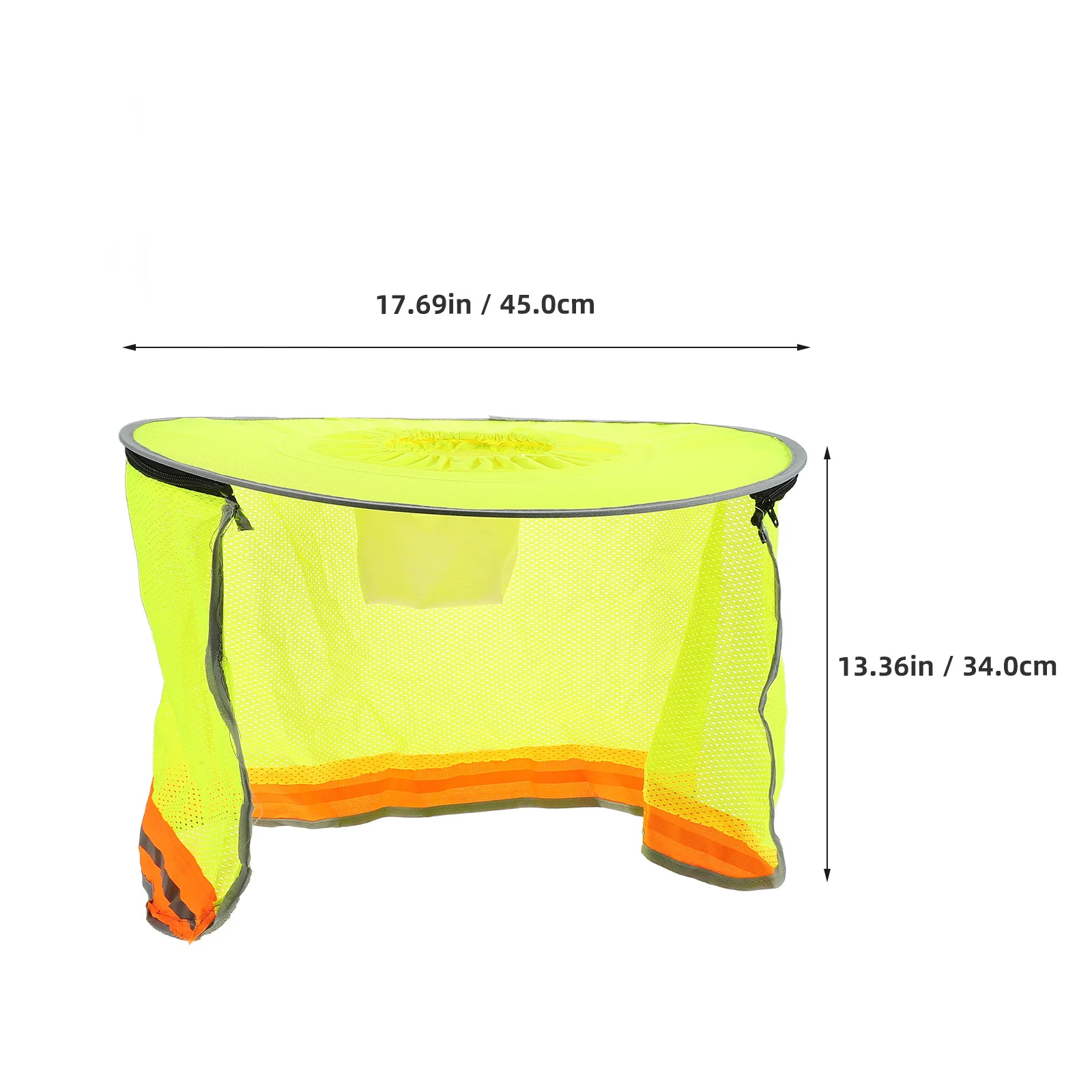 1pcs Shade Full Brim Safety Visor Uv Protection Construction Hat Cover Neck Shade Breathable Design Hard Hat