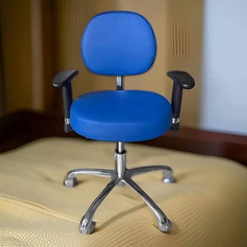 Multifunctional Dual-armrest Hospital/Gym Use PU Leather Doctor's Surgical Chair Adjustable Seat Cushion Armrest Height