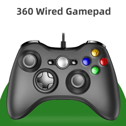 360 Wired Gamepad, PC Wired Game Controller Supports Steam and Can…