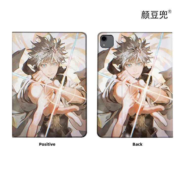 GOJO SATORU Anime For Samsung Galaxy Tab A7 Lite 8.7 2021 Case S9 FE Plus Tri-fold stand Cover Galaxy Tab S6 Lite Tab S8 S7 Plus