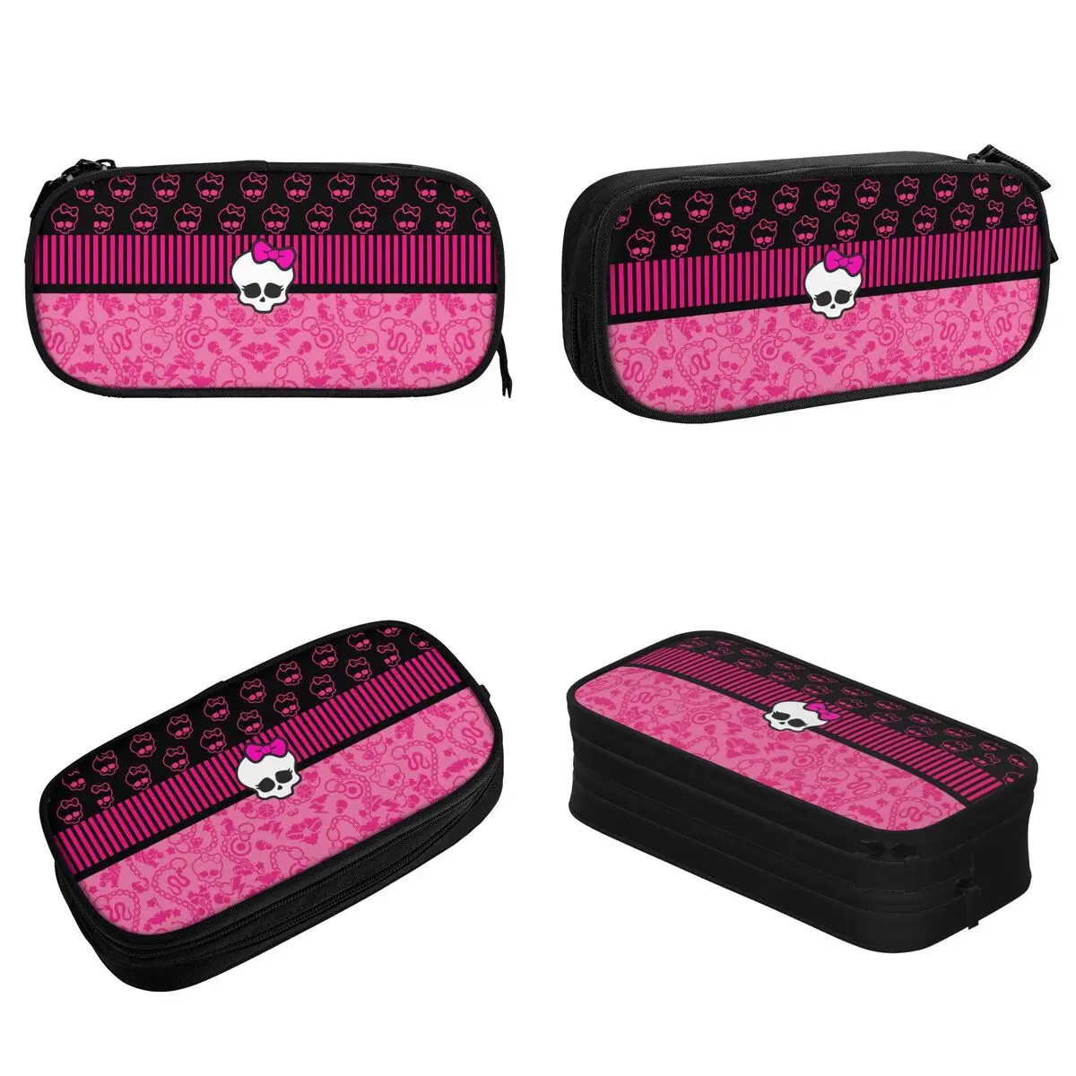 Astuccio per matite alto mostro rosa astuccio per penne Anime borse per studenti di grandi dimensioni astucci per cosmetici per la scuola degli