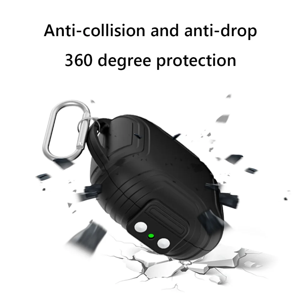 Custodia in silicone per Shokz OpenFit Air T511 Auricolari wireless Custodia protettiva per auricolari Custodia protettiva antigraffio Custodia in pelle