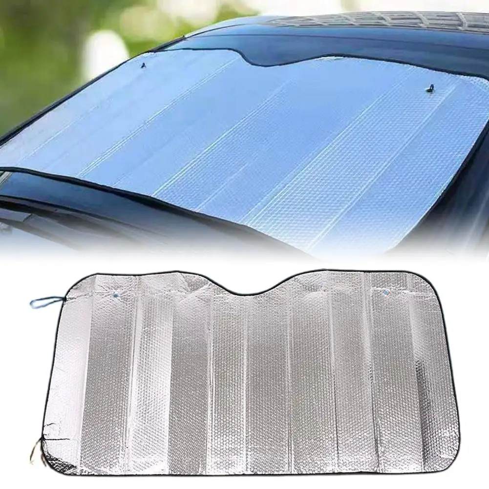 Universal Windshield Sunshades Car Sun Visor Foldable Car Front Window Sunshade Snow Ice Protection Cover - view 4