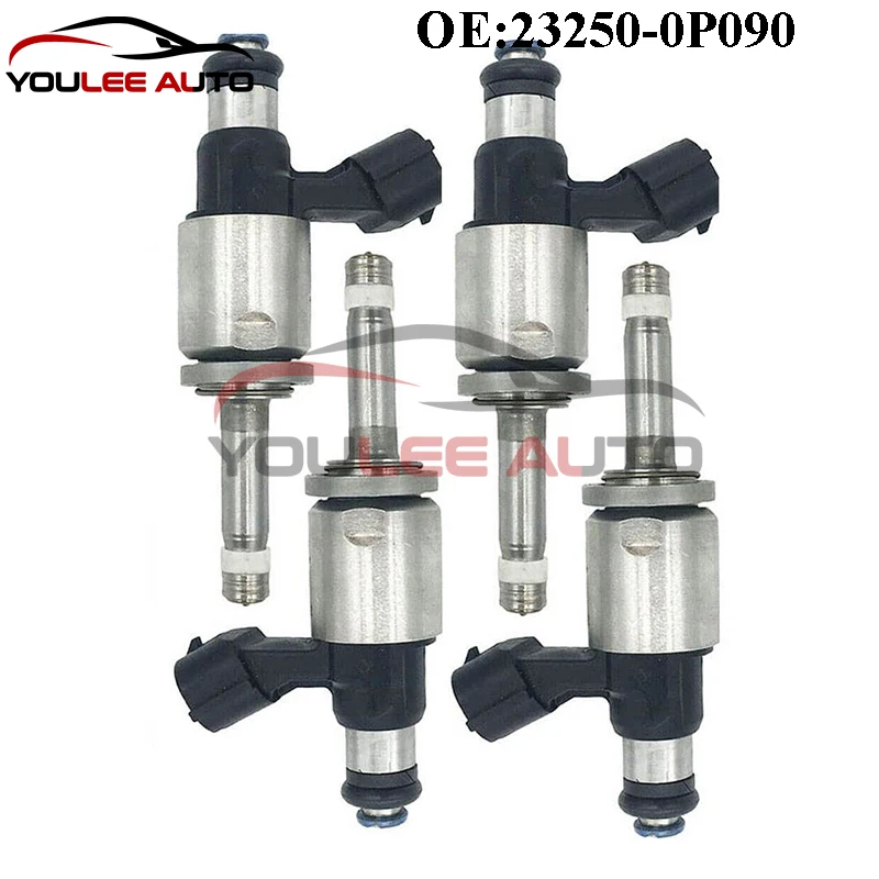 

4 шт. 23250-0P090 232500P090 23250 0P090 топливные форсунки для Toyota Avalon Camry Tacoma Highlander Sienna Lexus RX350 3,5 л 16-20