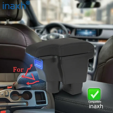 For Mazda CX-3 Armrest box Retrofit For Mazda 2 skyactiv version cx3 CX-3 Car Armrest Storage box car accessories Charging USB