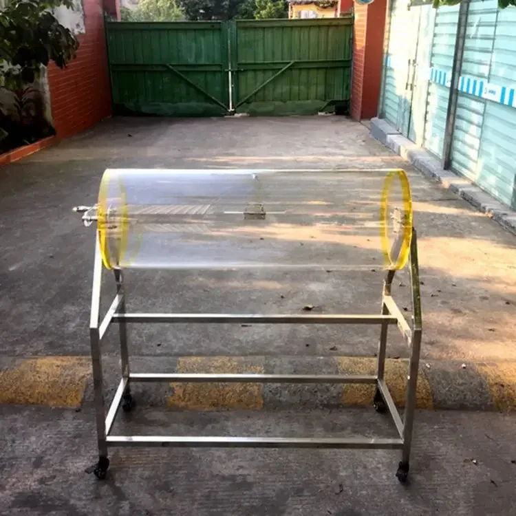 المتداول الفولاذ المقاوم للصدأ الدورية التصويت عدد الرسم طاولة دوارة تهز الكرة آلة عدد صندوق الرسم الاكريليك الإبداعية