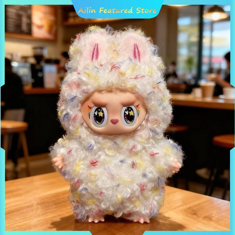 

For Labubu Clothes Colorful With Cute And Fashionable Curly Fur Sets Dolls Clothes Accessories Curly Hair Decoration Clothes
