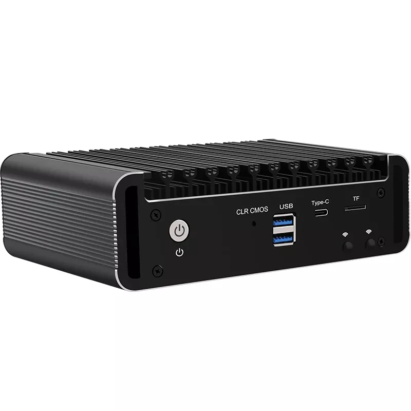 Imagem -03 - Intel I226-v 2.5g Firewall Mini Pentium N6005 N5105 Quad Core Ddr4 Nvme Fanless Macio Roteador hd dp Tipo-c Opnsense Esxi Novo 4x