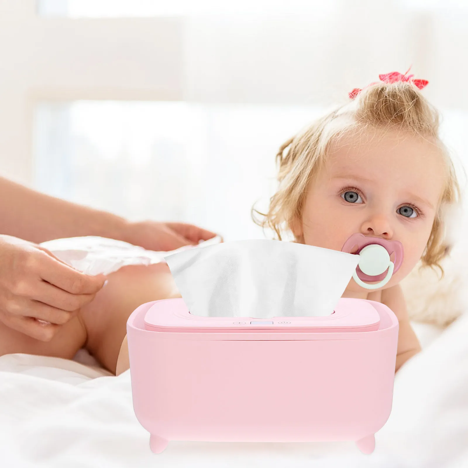 Portable Wipe Warmer Travel Wipes Warmers USB Baby Holder Holders Reusable Container Heater
