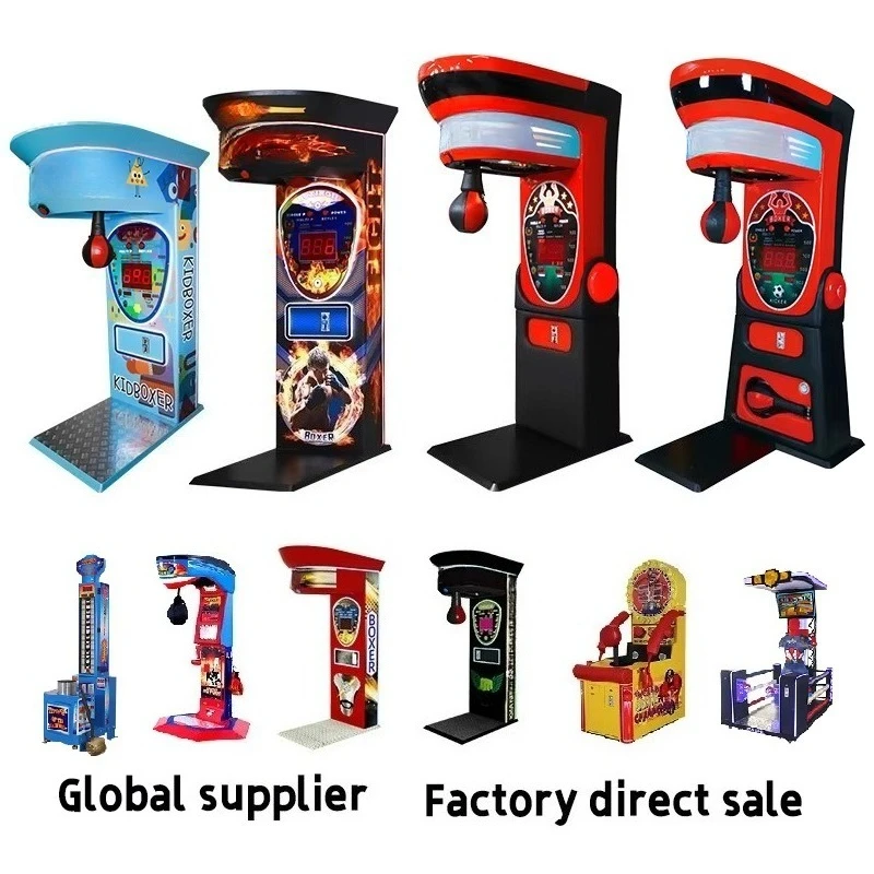 Boxing Simulator Machine Electronic Boxing Champion Big Punch Kick Boxing Game for Commercial Arcade Center view 4