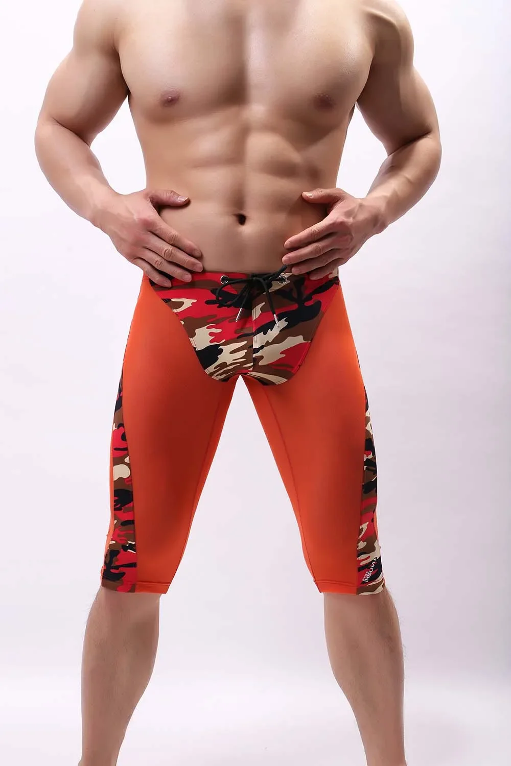 

Mens Running Shorts Man Quick Dry Camouflage Training Fitness Compression Gym Shorts Mens Short Fitness Tight Trousers