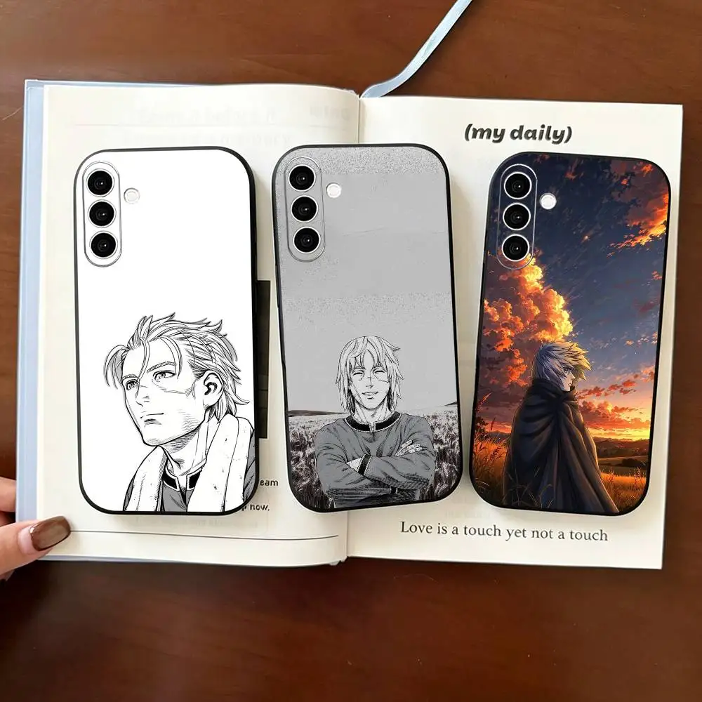 V-Vinland Saga Thorfinn Viking  Phone Case For Samsung Galaxy A73,A72,A71,A70,A53,A52,A51,Others Soft Black Cover