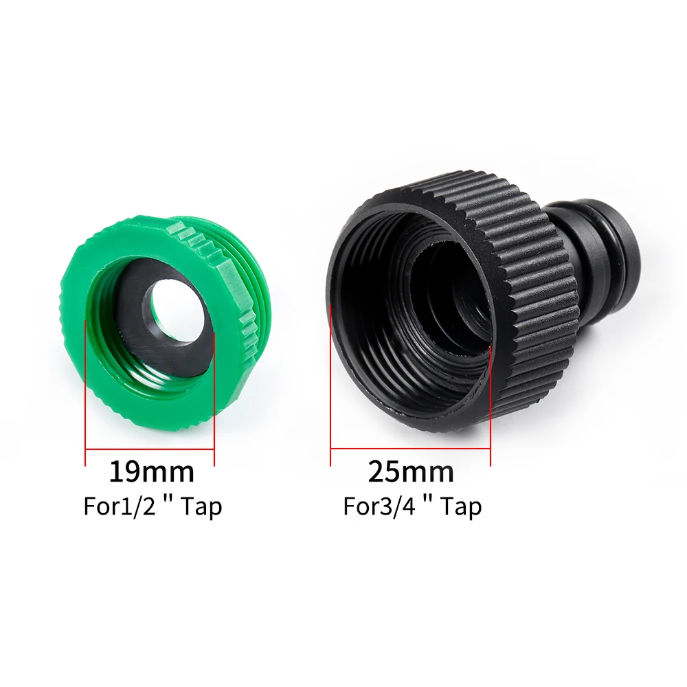 Garden Watering Hose ABS Quick Connector 1/2” End Double Male Hose Coupling Joint Adapter Extender Set For Hose Pipe Tube