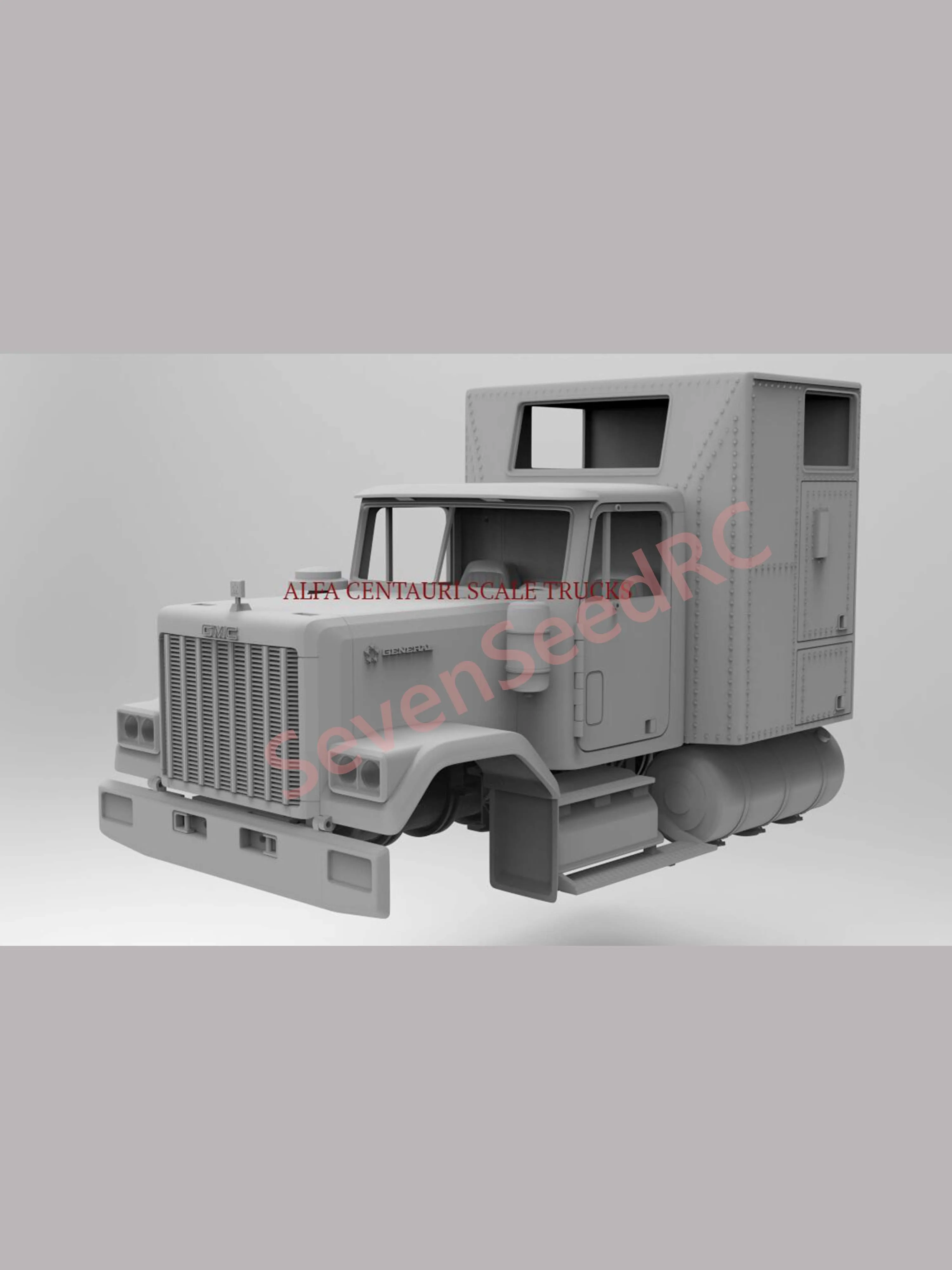 

3d Print Truck Cab Kit GMC GENERAL 1980 Tamiya Fmx Static Dot Model JDM Lesu Lxy Scaleclub