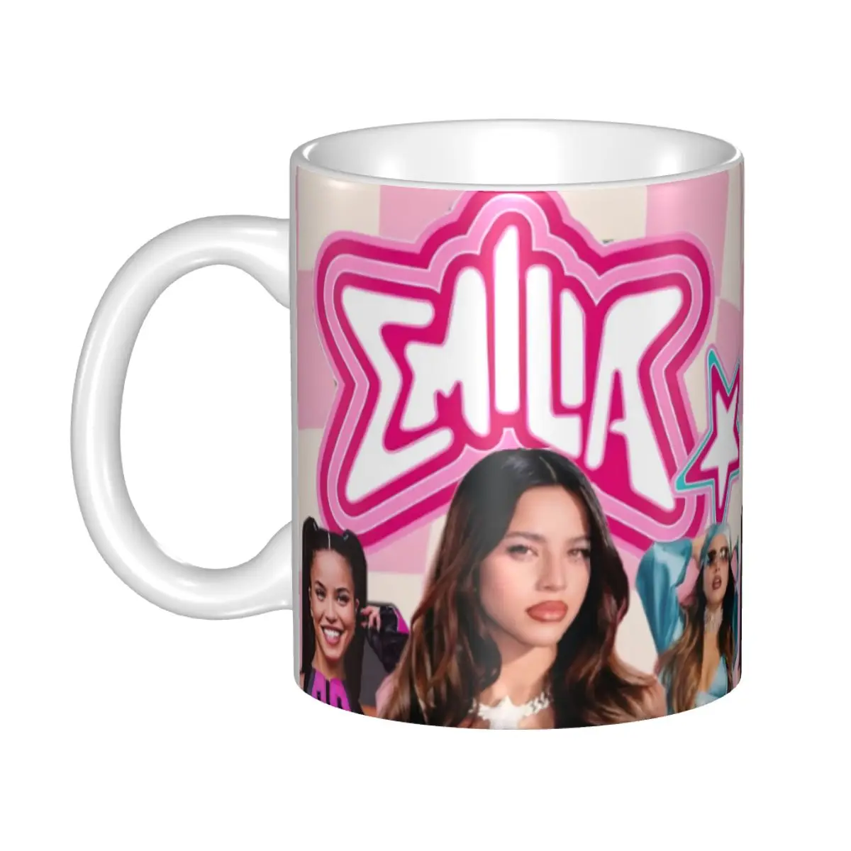 Singer Emilia Mernes Ceramics Coffee Mug Cute Gamer Birthday Gift Back To School Mug