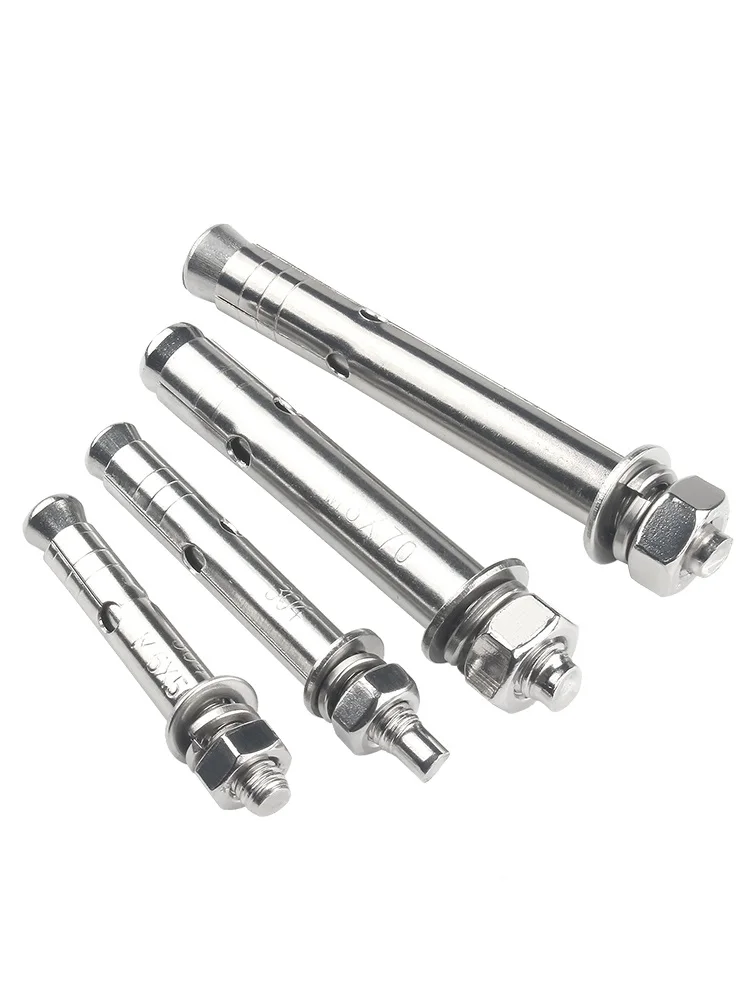 สกรูยึดแบบขยายตัวภายนอก M6 M8 M10 M12 - M20 พร้อมปลอกยึดคอนกรีต สแตนเลส 304 / 316 สำหรับยึดติดผนัง