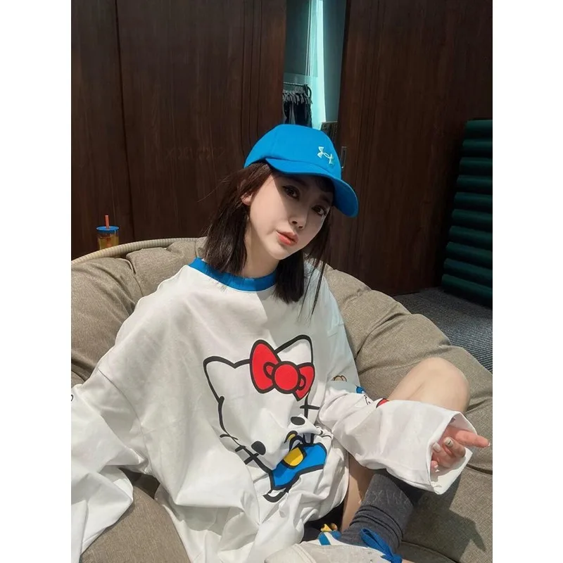 

Hello Kitty, популярный быстросохнущий топ для женских футболок со свежим 3D-принтом