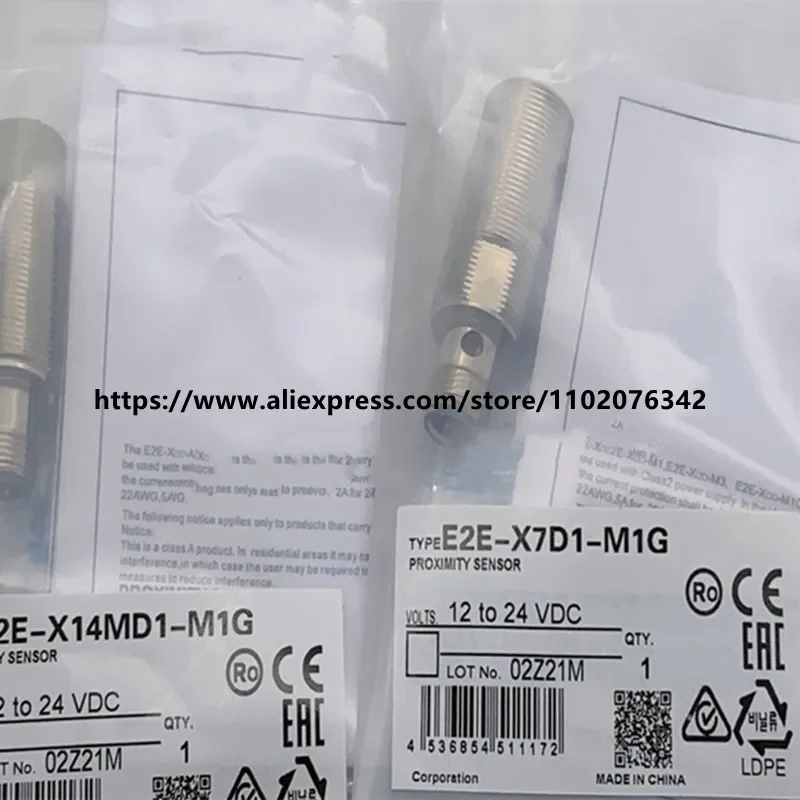 

3 шт. новый вставной датчик E2E-X7D1-M1G E2E-X7D2-M1G E2E-X7D1-M1G-Z E2E-X7D2-M1G-Z