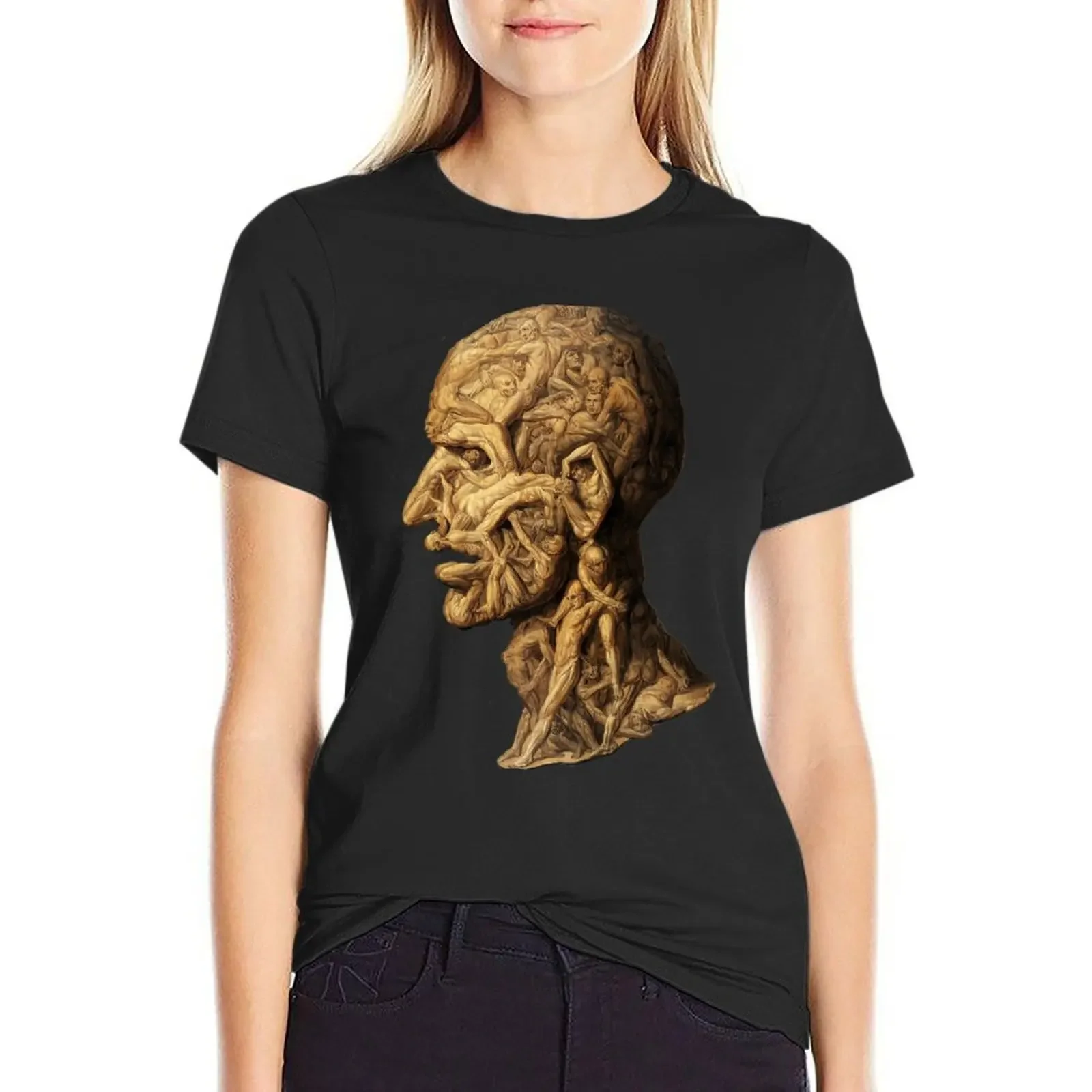 

HD Testa anatomica, restored, by Filippo Balbi (1806 - 1890) T-Shirt tops Female clothing heavyweights white t shirts for Women
