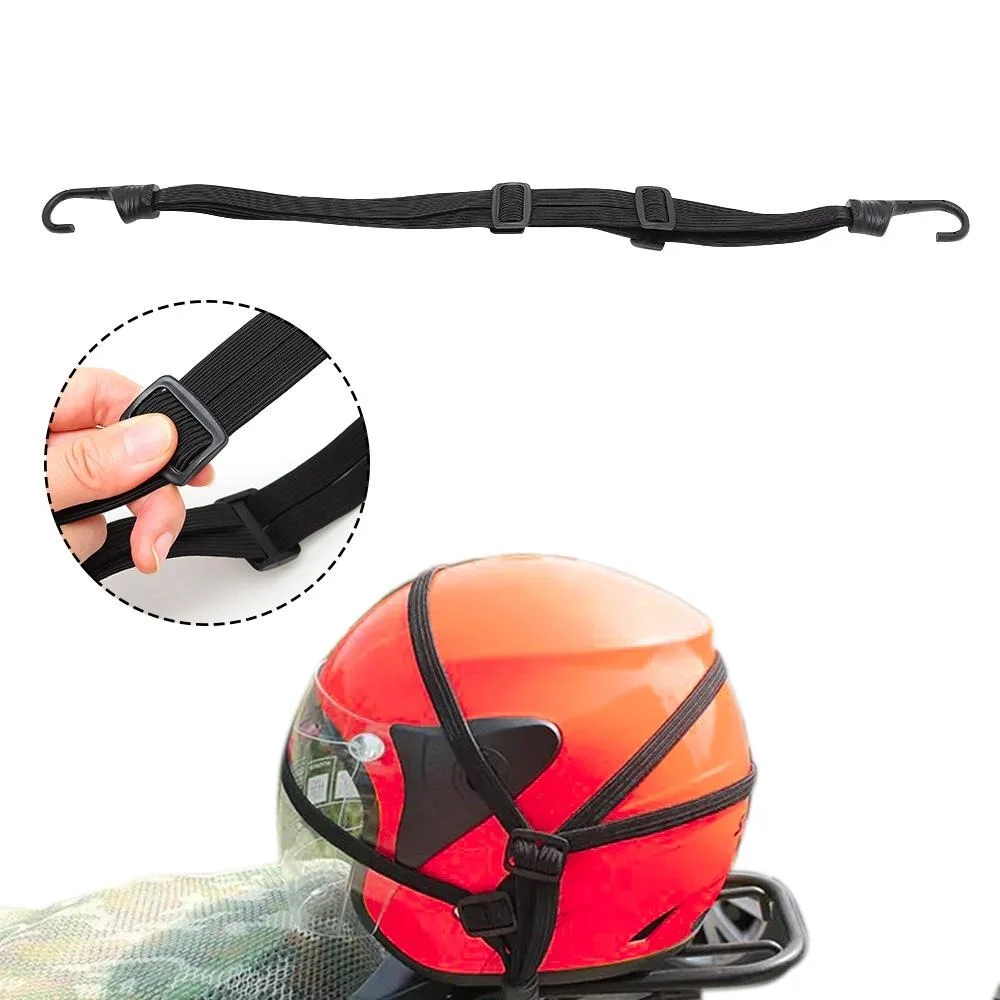 Highly Elastic Helmet Rope Nylon Elastic Suitcas Safety Hook Luggage Holder Binding Cord Mesh Gear Transport Helmet Cargo Rope