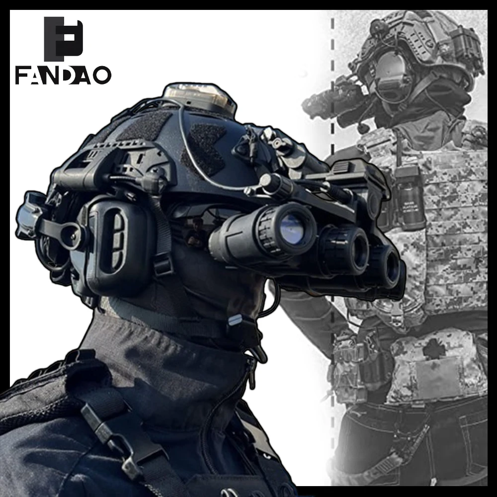 

Tactical Airsoft Fast Helmet Set Adjustable High Cut Protection Helmet with Headset L4g24 Mount NVG Model for Airsoft Paintball