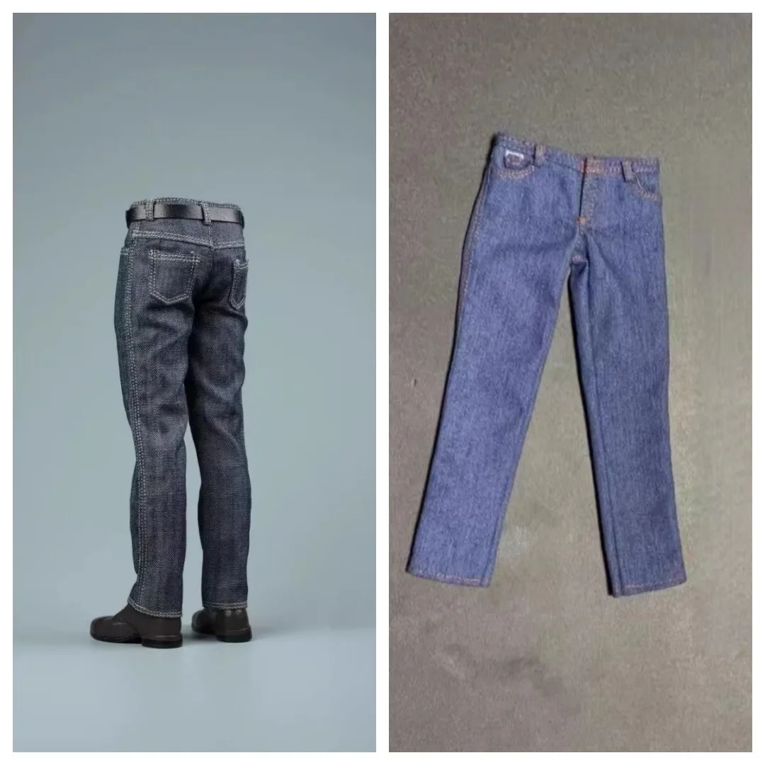 

1/6 Scale1/6 Male Jeans denim pants jean toys For 12inch figure for 12inch Action Figure Model Toys