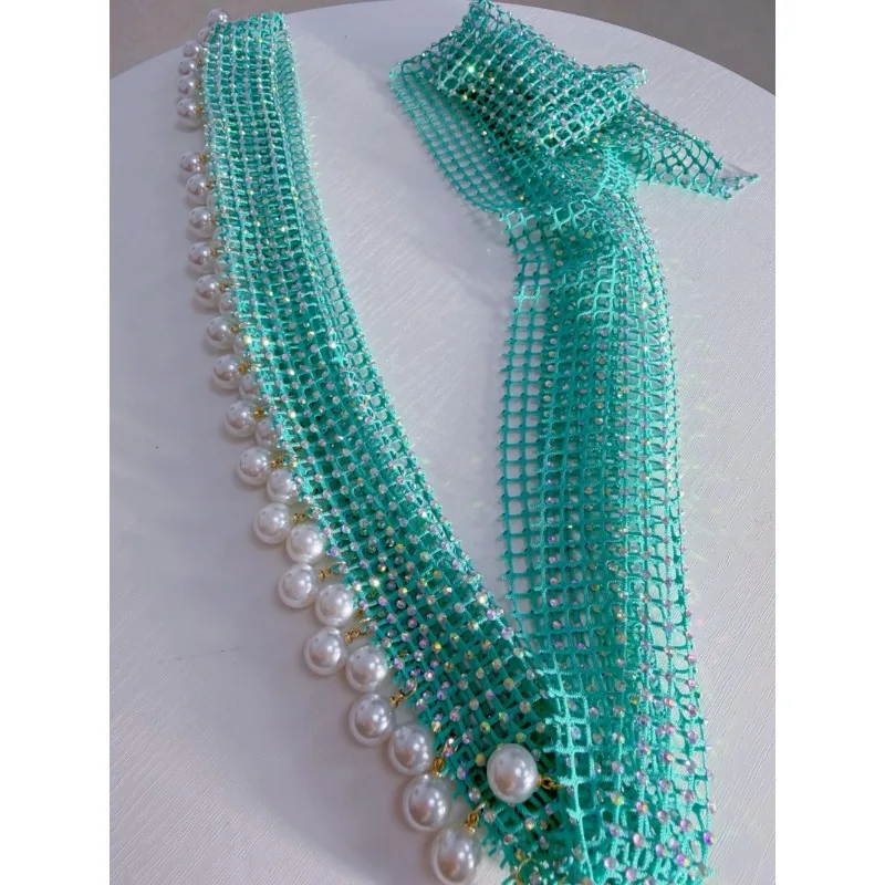 ชุดเต้นรำแบบกำหนดเอง สายคาดเอว ชุดเต้นระบำหน้าท้อง ประดับมุก ตาข่าย เพชร ผ้าคาดสะโพก ชุดซัมบ้า ชุดงานคาร์นิวัล