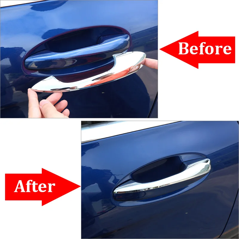 

ABS углеродное волокно/хромированная внешняя дверная ручка автомобиля для Mercedes Benz GLC X253 C Class W205 E Class W213 Auto Styling LHD