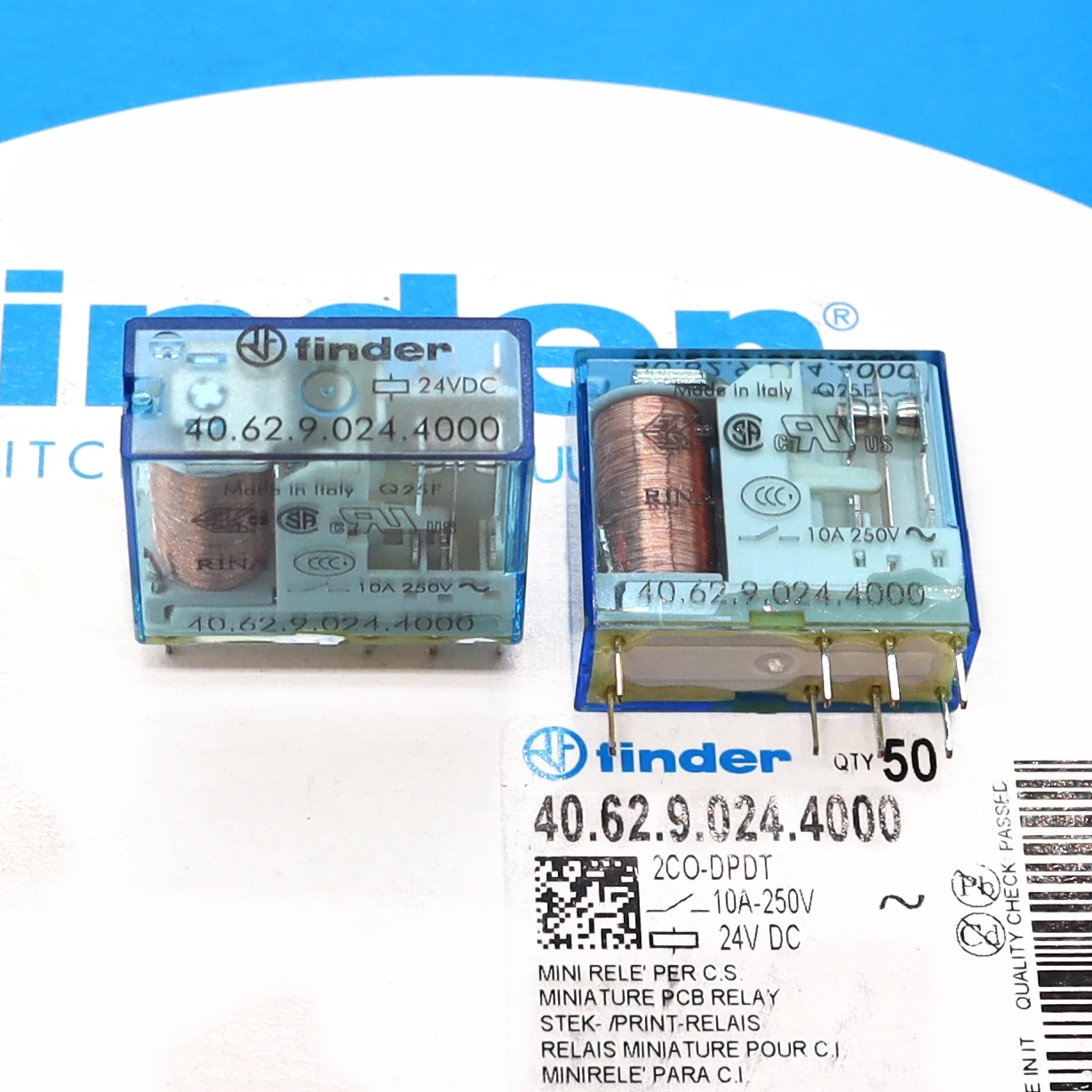 FINDER 100%-NEW 40.62.9.024.4000 40.62.9.012.0000 RELAY 1PCS 40.62 12V 24V 10A 8PIN 2CO original