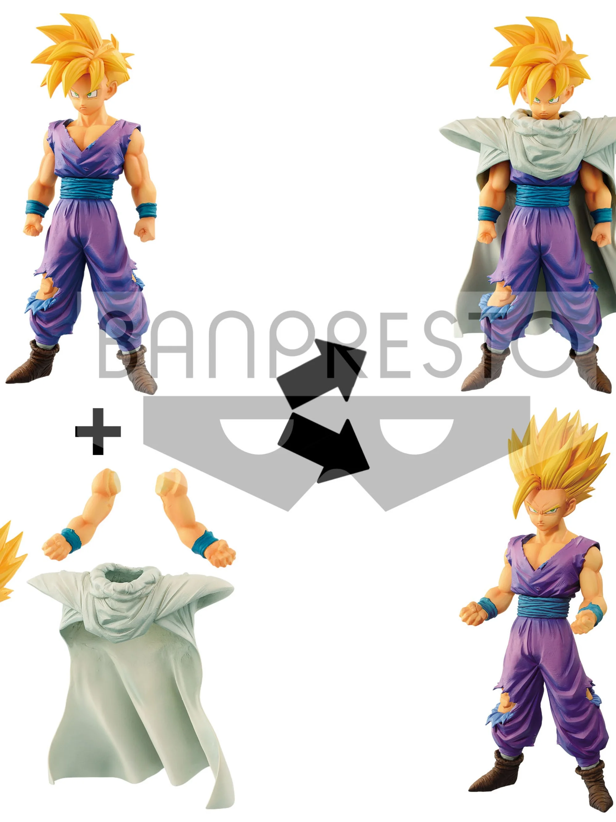 

Genuine figure model, glasses factory, dragon ball, Jingpin ROS super sun, Gohan, big group, spot.